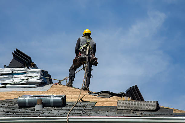 Professional Roof Installation technician working in Durham, PA